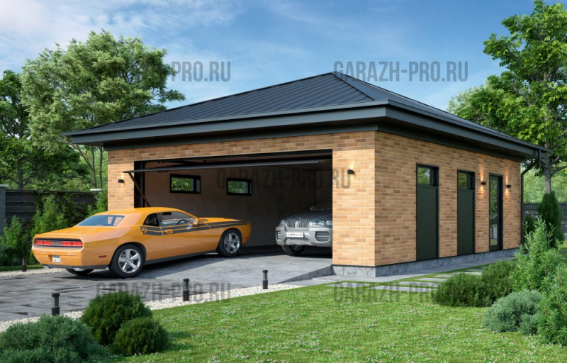 Классический гараж 7х7