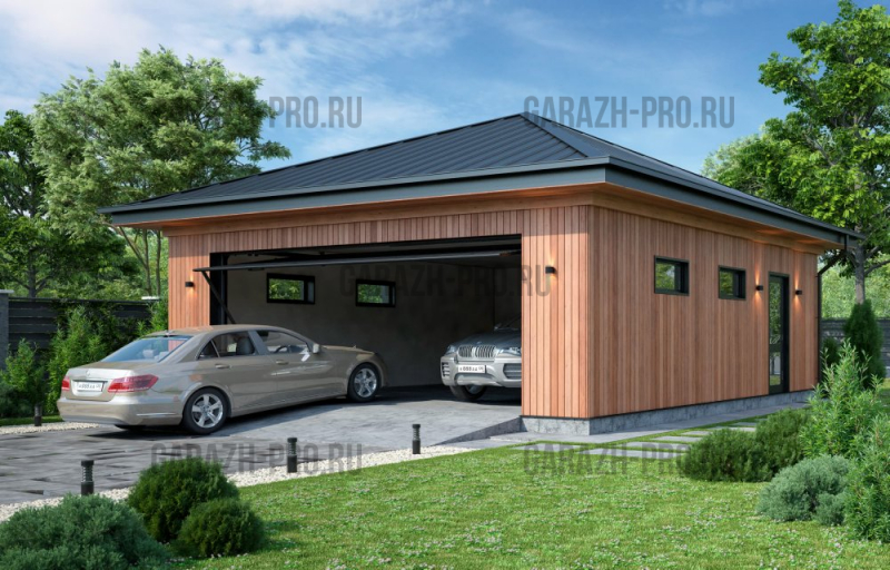 Классический гараж 8х9