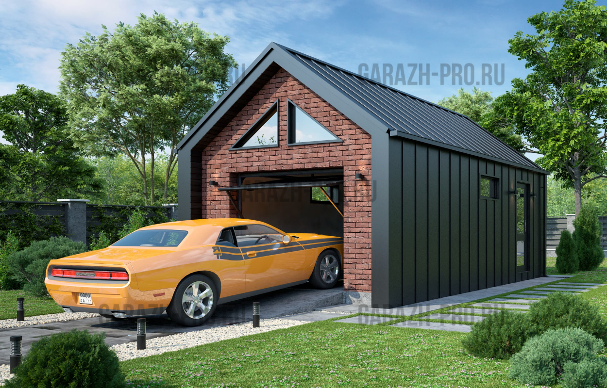 Гараж Барнхаус 6х6