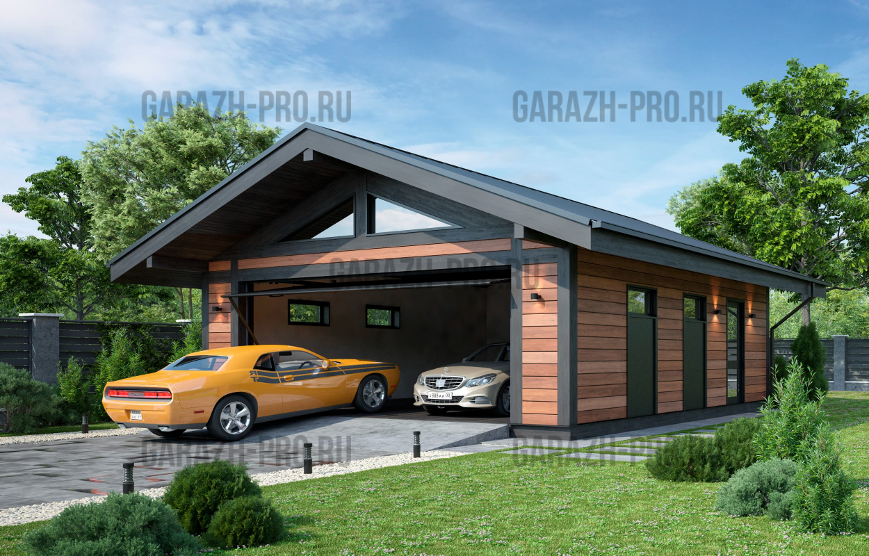 Гараж Шале 6х10