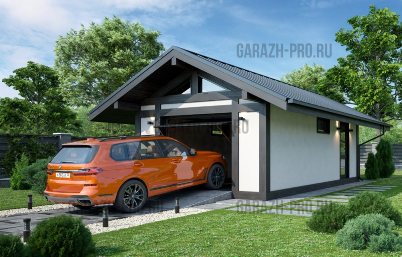 Гараж Шале 6х6