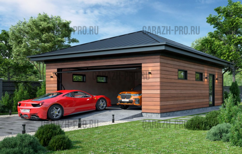 Классический гараж 8х12