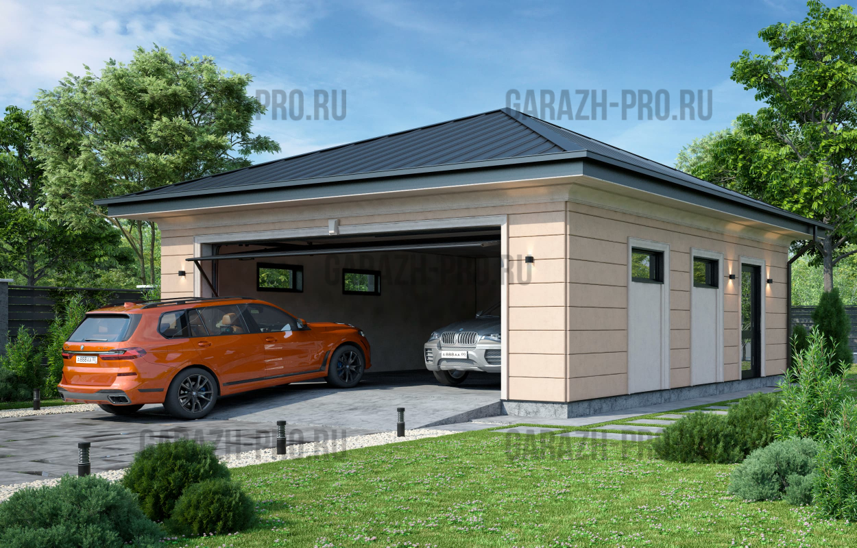 Классический гараж 7х10