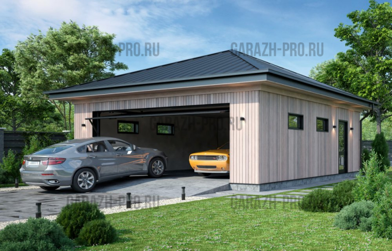 Классический гараж 7х10