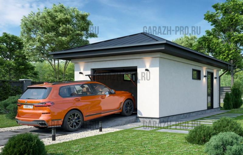 Классический гараж 6х6