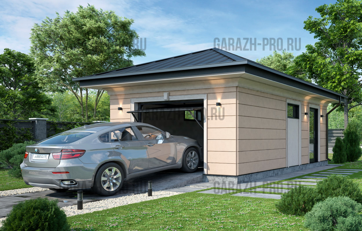 Классический гараж 6х6