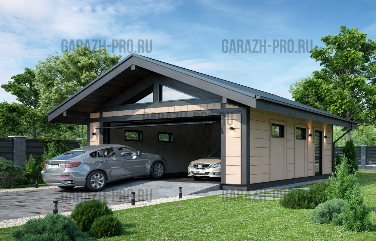 Гараж Шале 8х12