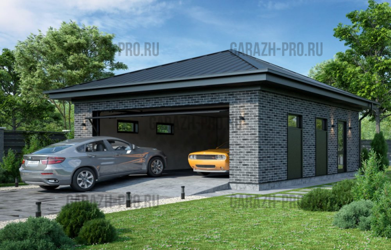 Классический гараж 6х12