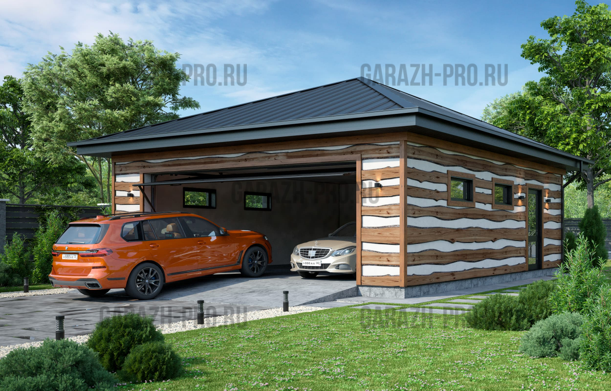 Классический гараж 7х8