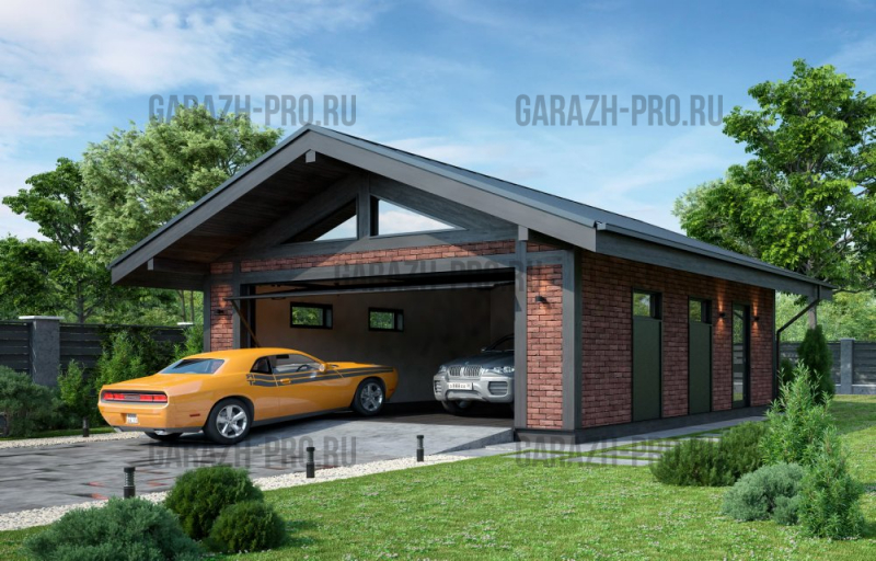Гараж Шале 6х10