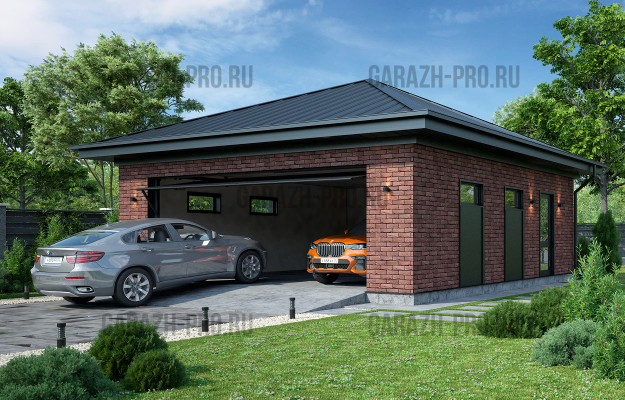 Классический гараж 7х8