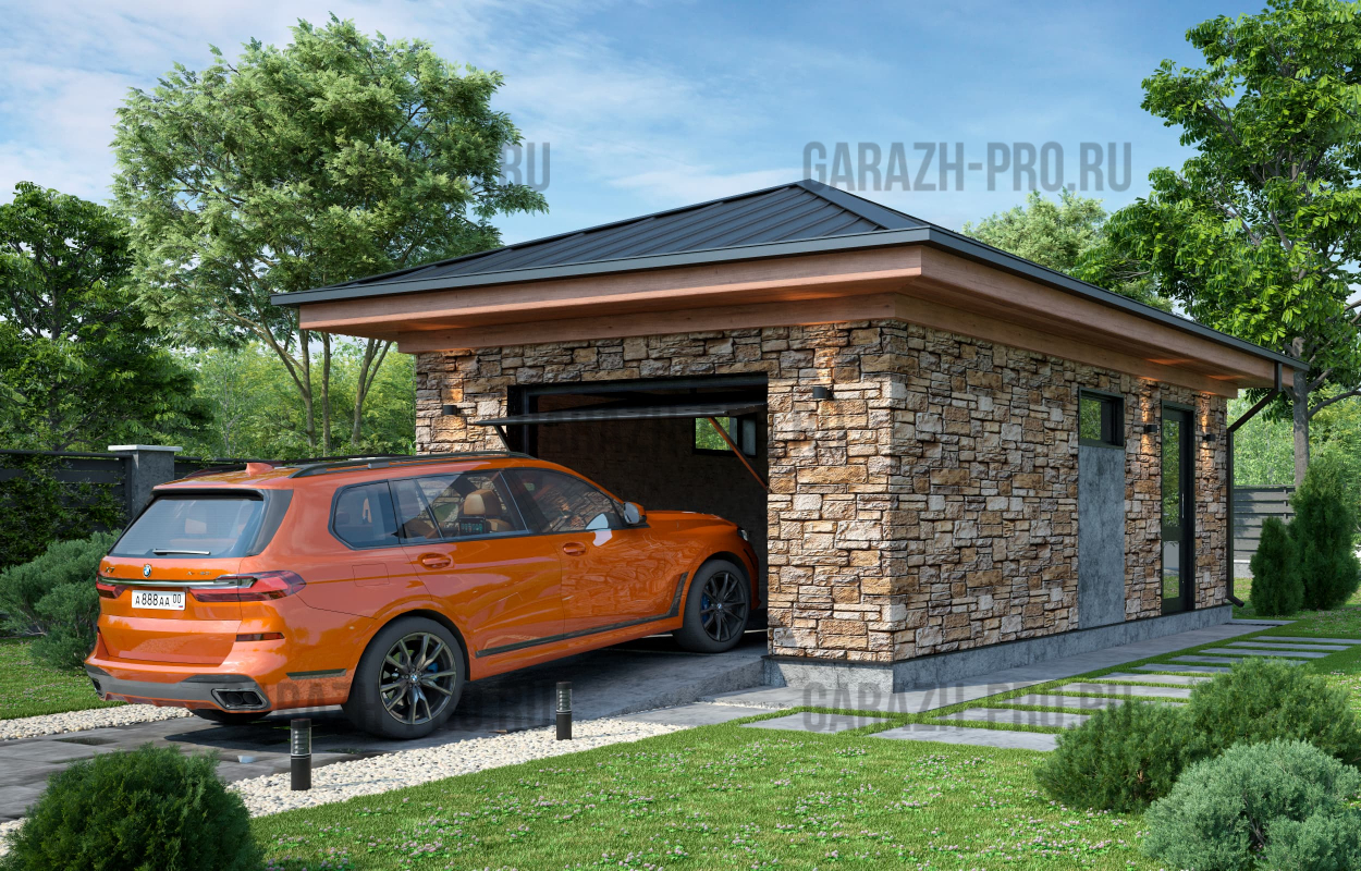 Классический гараж 5х7