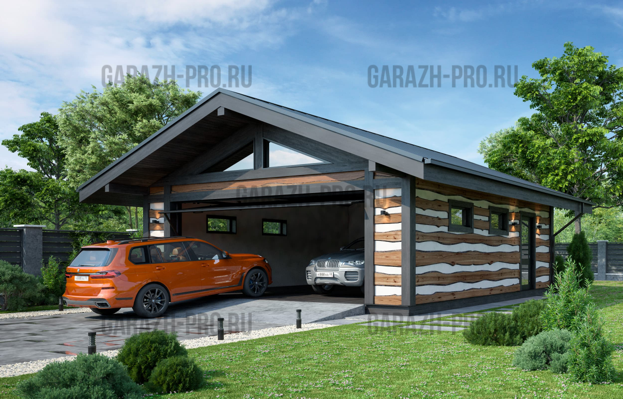 Гараж Шале 7х12