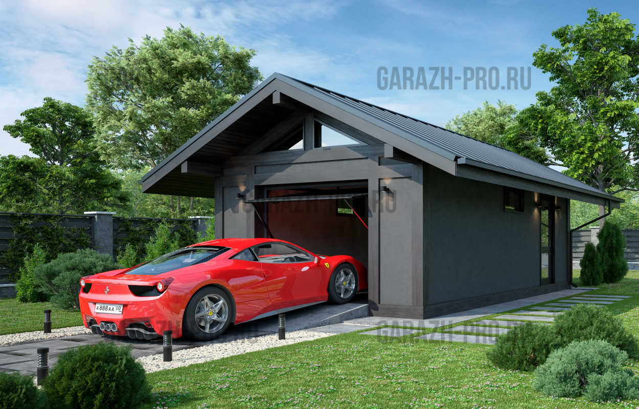 Гараж Шале 6х6