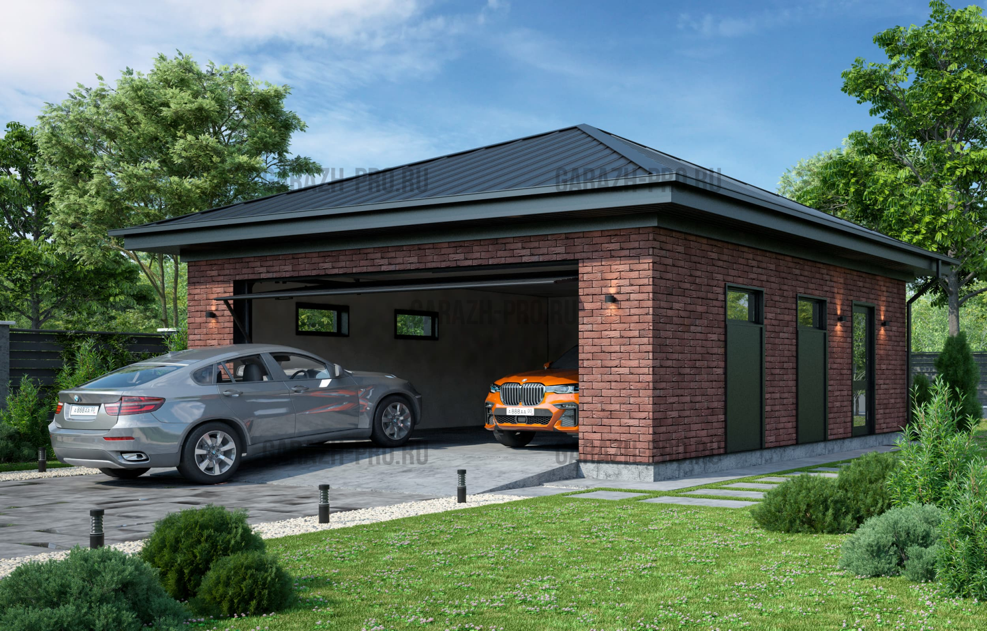 Классический гараж 5х10