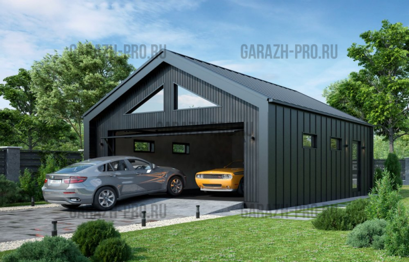 Гараж Барнхаус 8х8