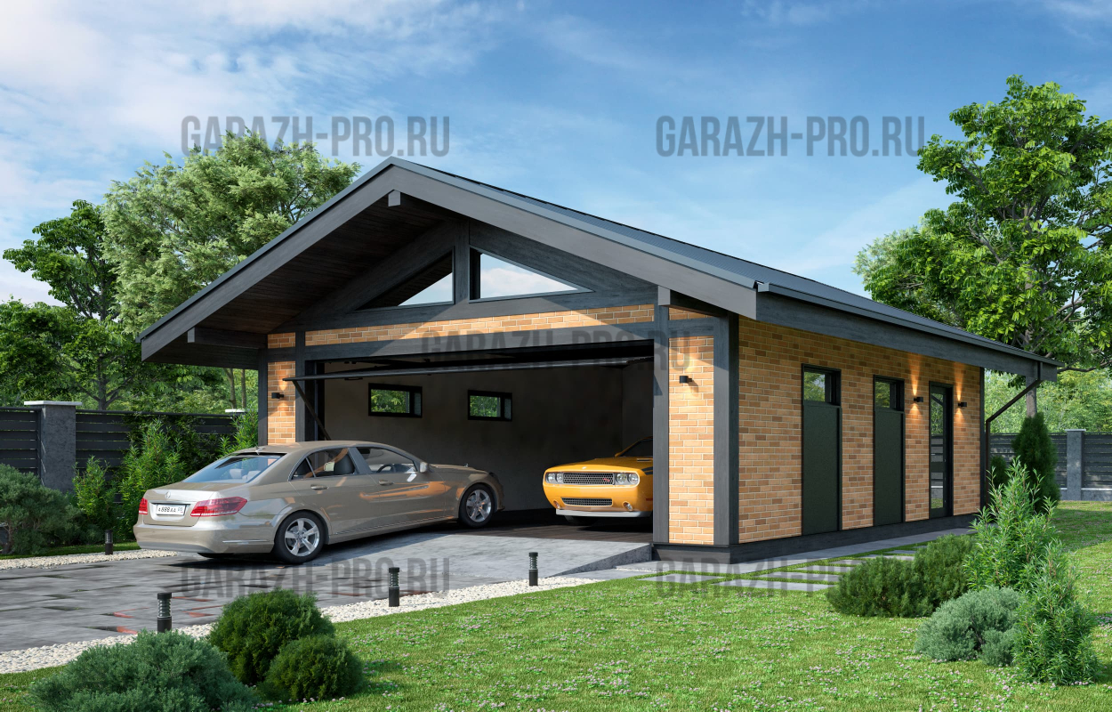Гараж Шале 6х10