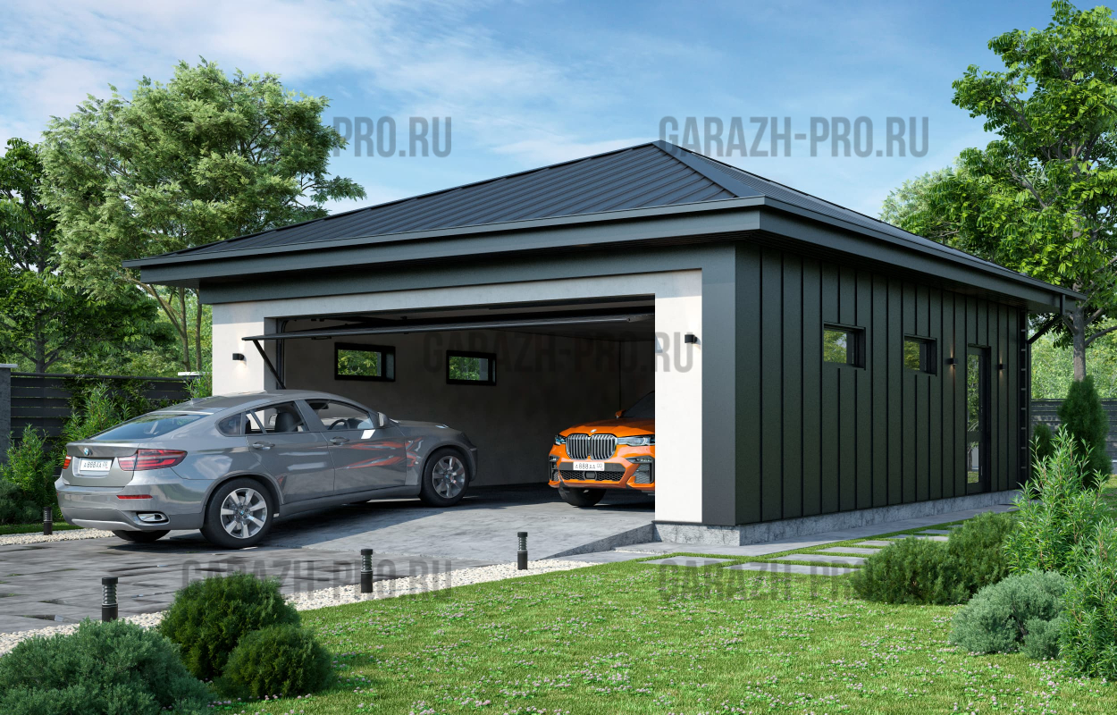 Классический гараж 8х12