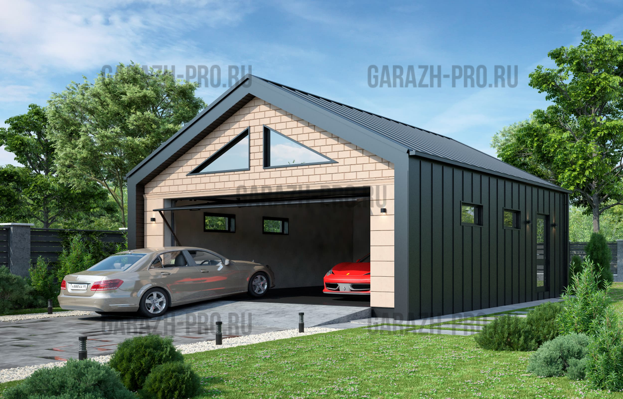Гараж Барнхаус 6х9