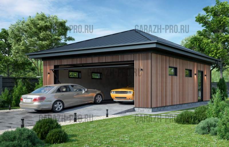 Классический гараж 7х12