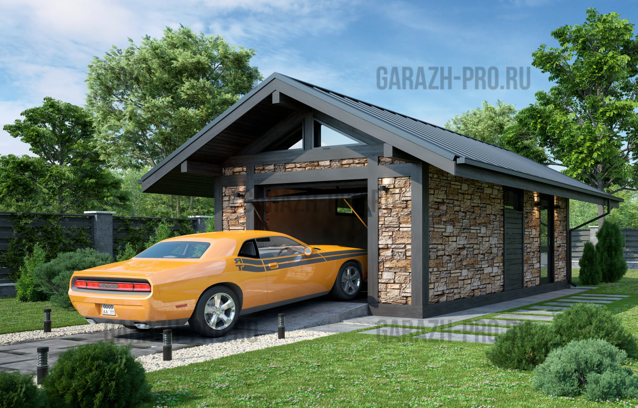Гараж Шале 5х7