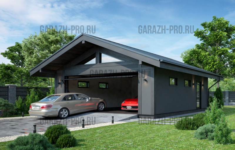 Гараж Шале 6х8