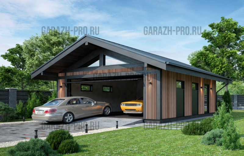 Гараж Шале 7х12