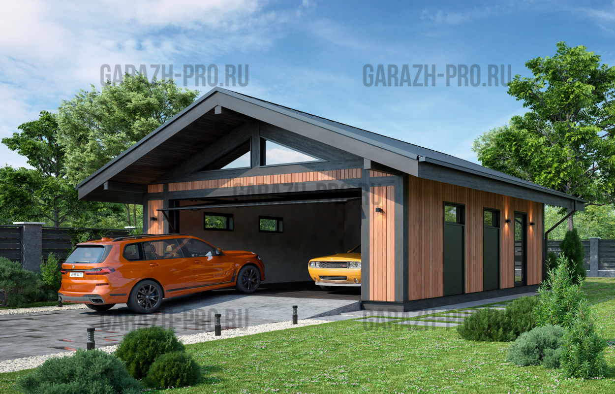 Гараж Шале 6х8