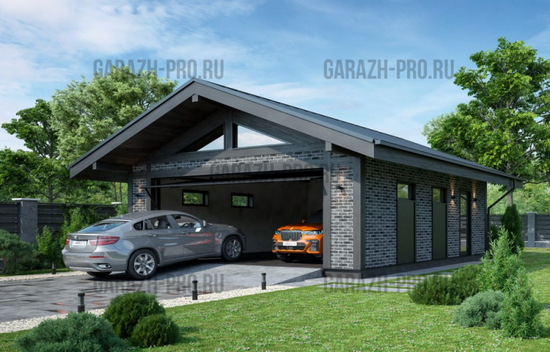 Гараж Шале 6х12