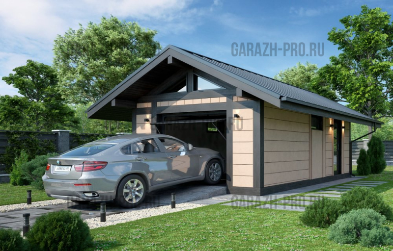 Гараж Шале 4х6
